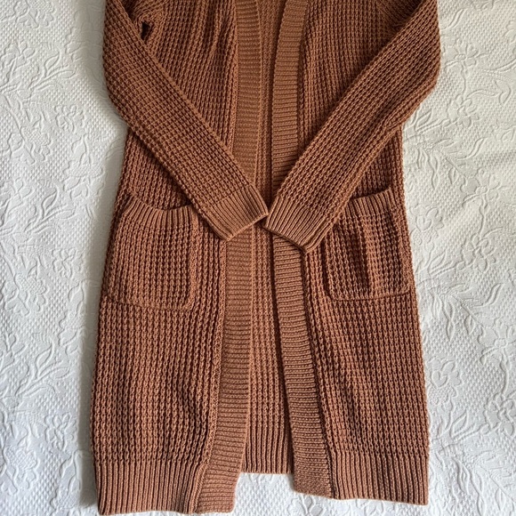 Soho Apparel Brown Knit Cardigan - Picture 2 of 6